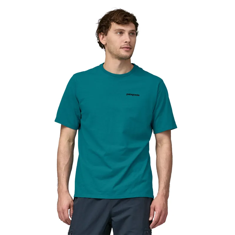 Patagonia P-6 Logo Responsibili-Tee in Belay Blue-1